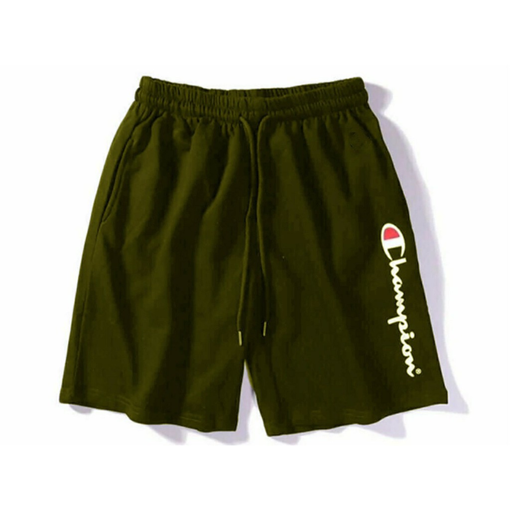 Celana Pendek Pria Santai Training Olahraga Sweatpants Champion