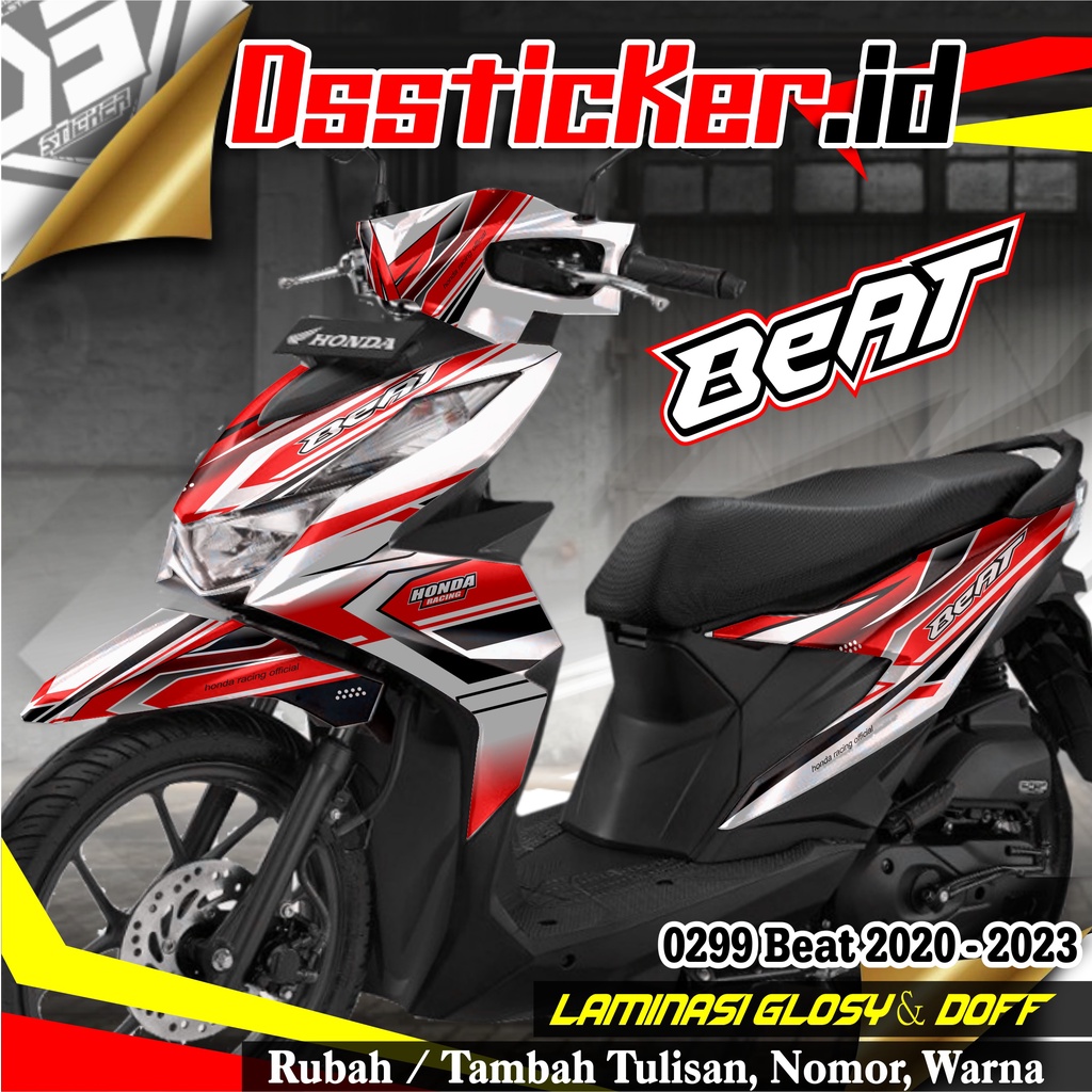 0299 Stiker Sticker Decal Beat Street New 2020 Simpel Setiker Fullbody