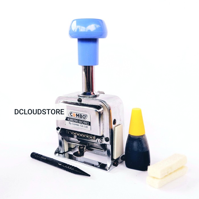 

Stempel Angka Nomor 6 Digit Otomatis Combo 106s 6 Digits Stamp Cap