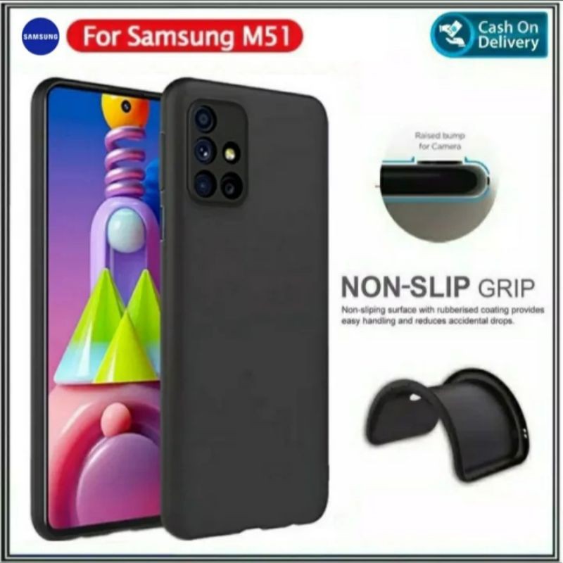 Case Samsung M51 Casing Premium Slim Exellent Cover Samsung galaxy M51