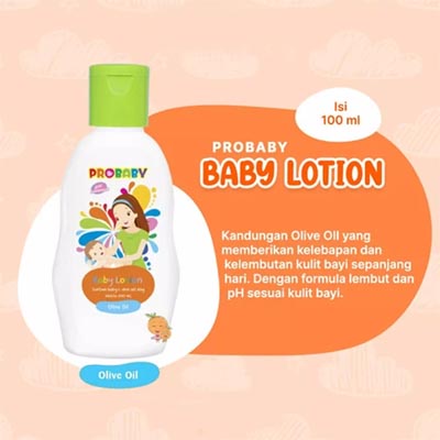 BPOM] PROBABY BABY LOTION OLIVE OIL 100ML LOTION WAJAH DAN BADAN BAYI &amp; ANAK ANAK_Cerianti