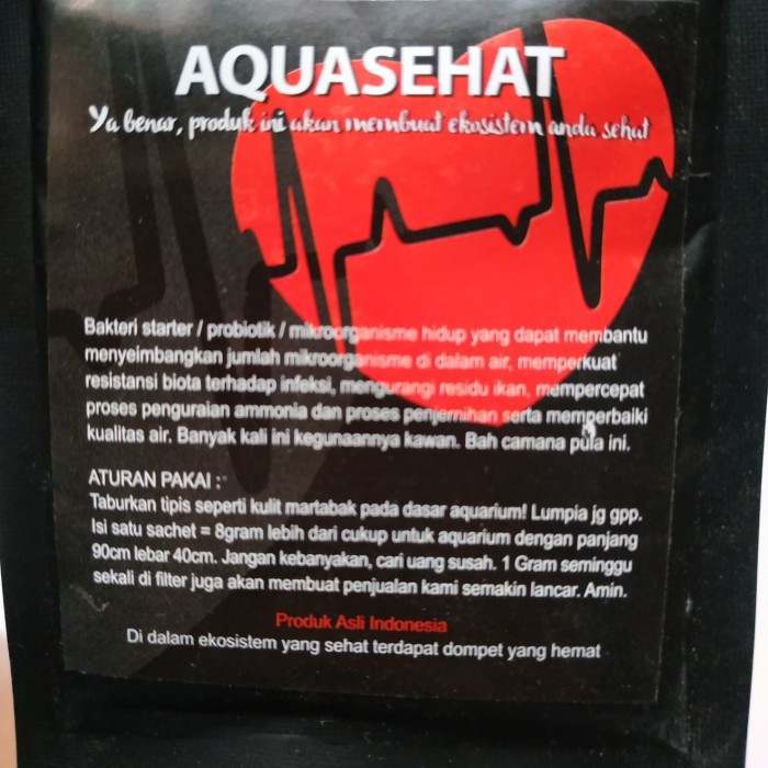 Bakteri Starter Aquasehat - Aquasehat Bakteri Starter Aquascape