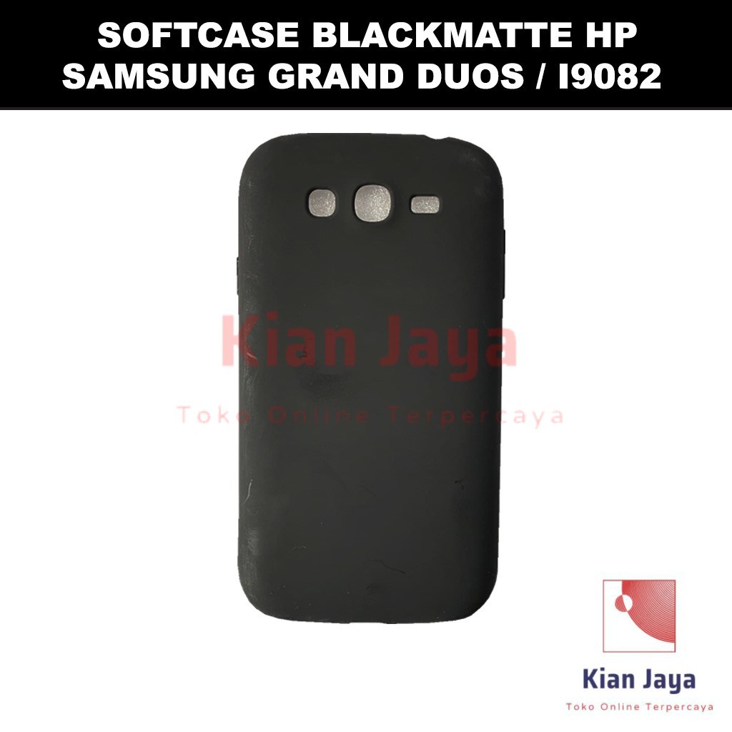 Softcase Blackmatte Handphone Samsung Grand Duos / I9082 Antishock, Casehp, Siliconcase, Slim Design