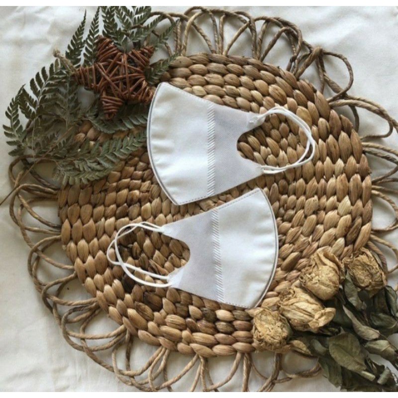 masker duckbill kain