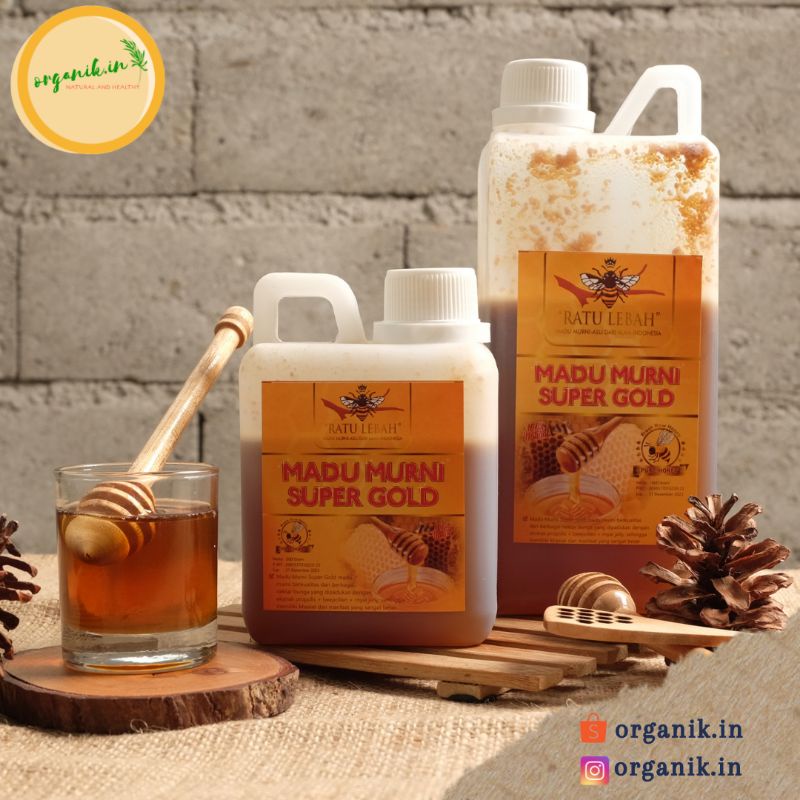 

Madu Super (madu,royaljelly, propolis, beepollen) 500gr /350ml