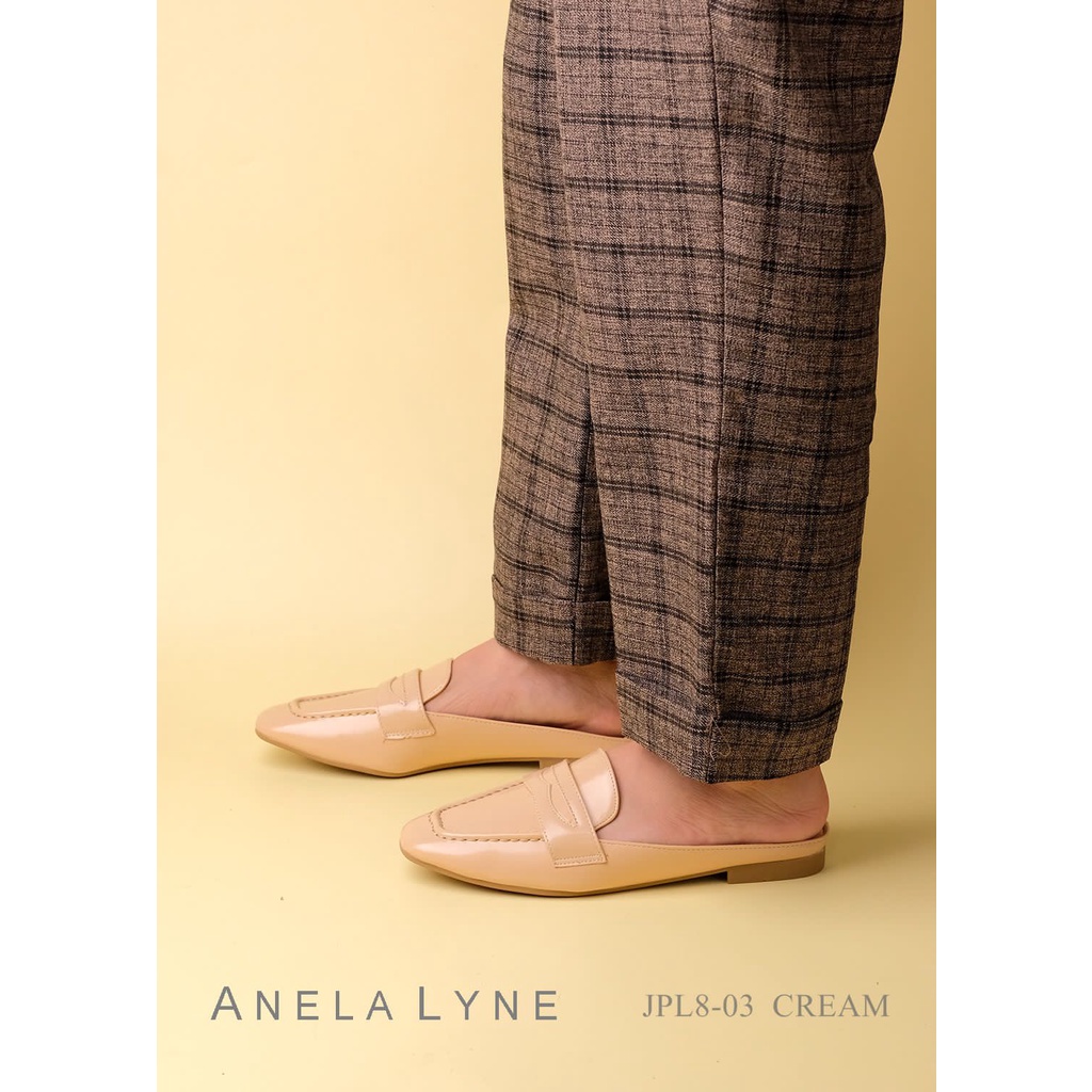 ANELA LYNE FLAT MULES BATHANY PL8-03 ORIGINAL