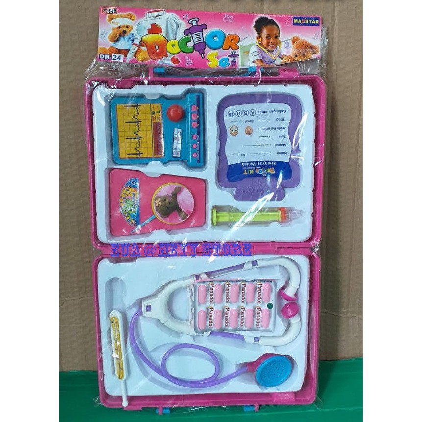 MAINAN ANAK PEREMPUAN EDUKASI DOKTER DOKTERAN MAINAN BAYI MAINAN KOPER DOKTER DOKTERAN