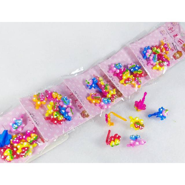 grosir  Jepit rambut slip nylon isi 24 pcs