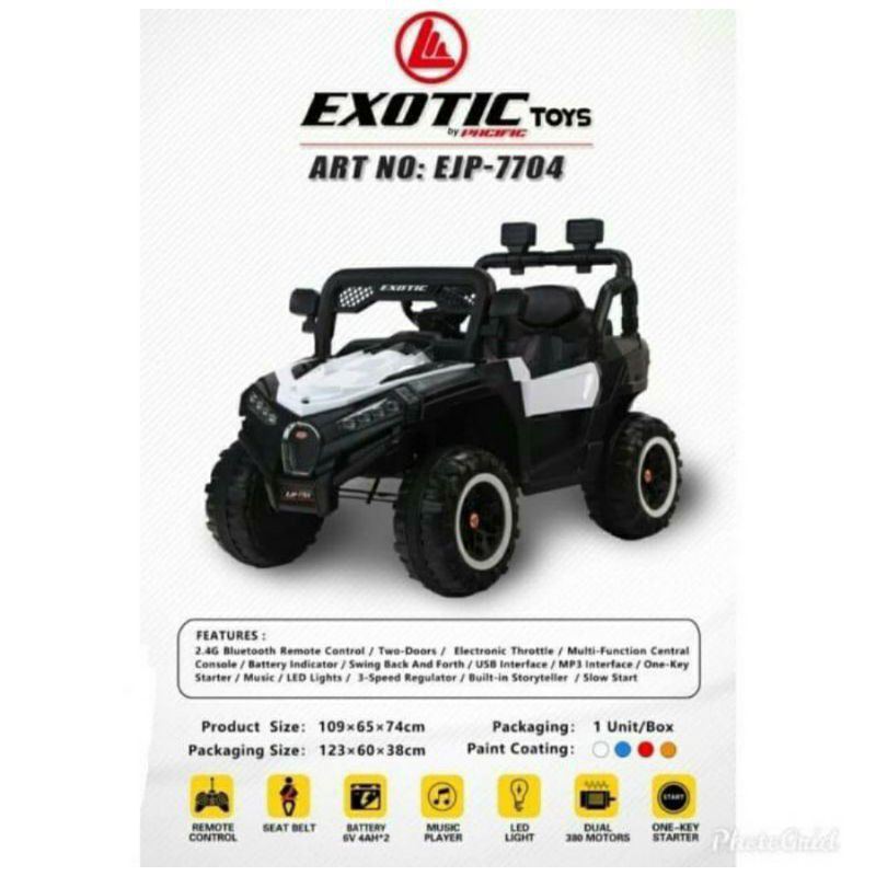 MOBIL AKI EXOTIC JEEP EJP 7704 - MAINAN MOBIL AKI ANAK