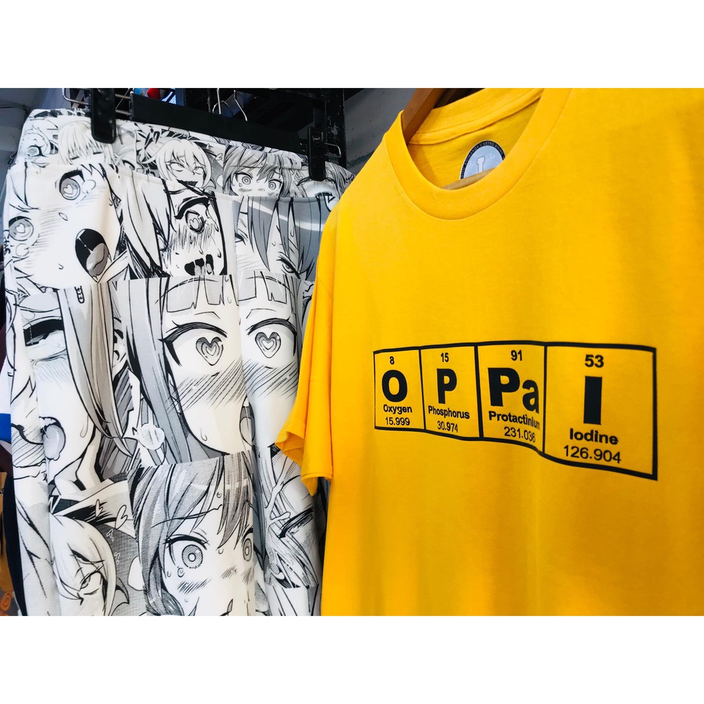 Kaos Oppai Periodic Unsur Kimia Yellow