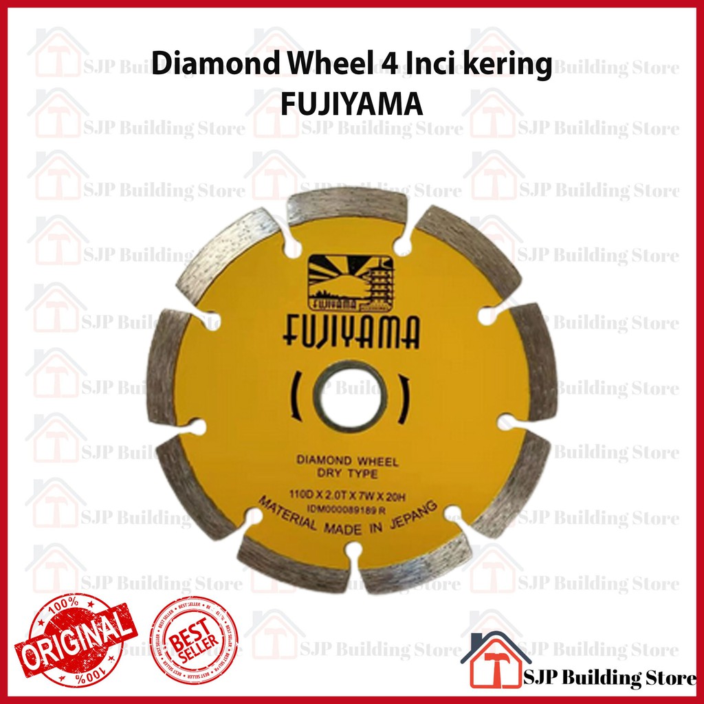 Pisau potong keramik Fujiyama (Diamond cutting wheel) Kering