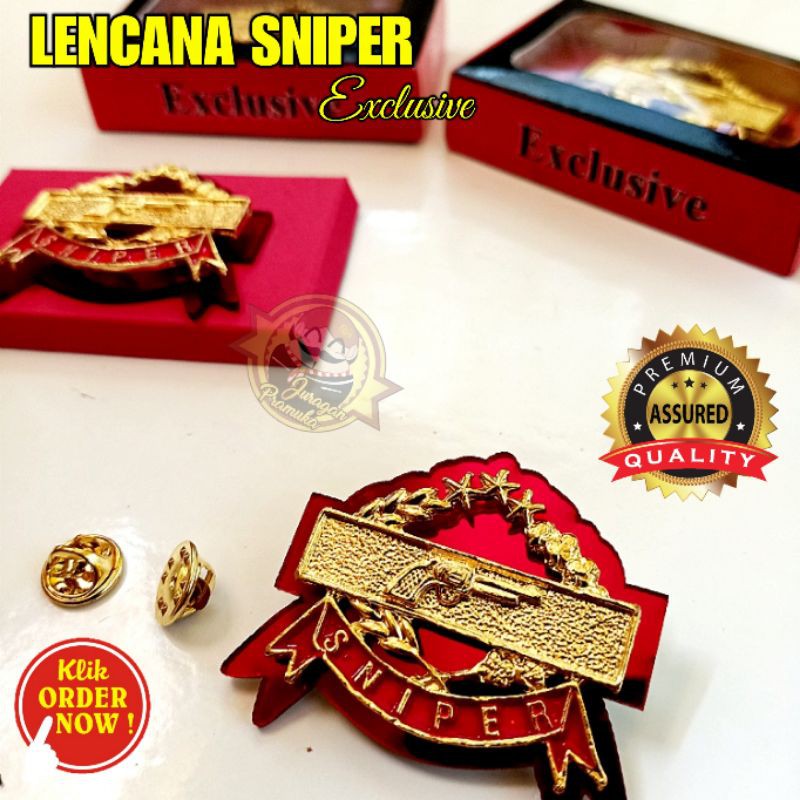 PIN LENCANA SNIPER