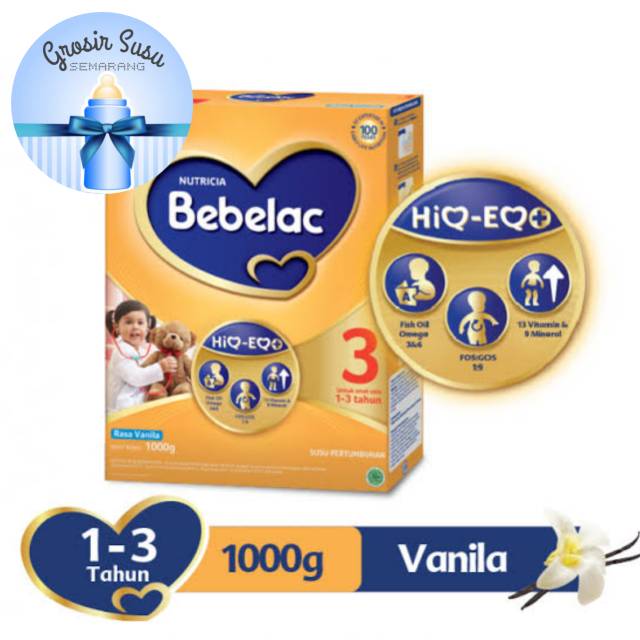 Bebelac 3 vanilla 1000gr