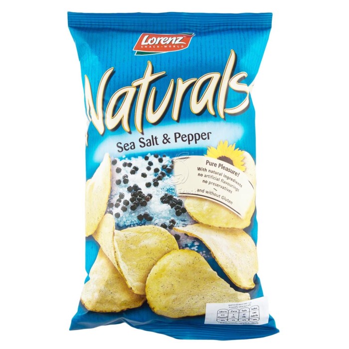 

⭐ COD ⭐ LORENZ POTATO NATURALS SEA SALT & PEPPER 100GR