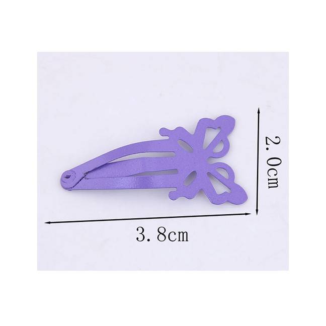 LRC Jepit Rambut Fashion Color Children's Butterfly Hairpin A57923