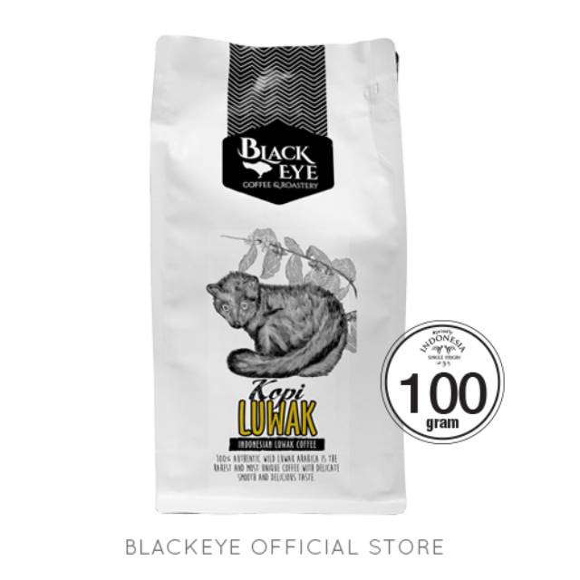 

Black Eye Kopi Arabika Luwak 100gr