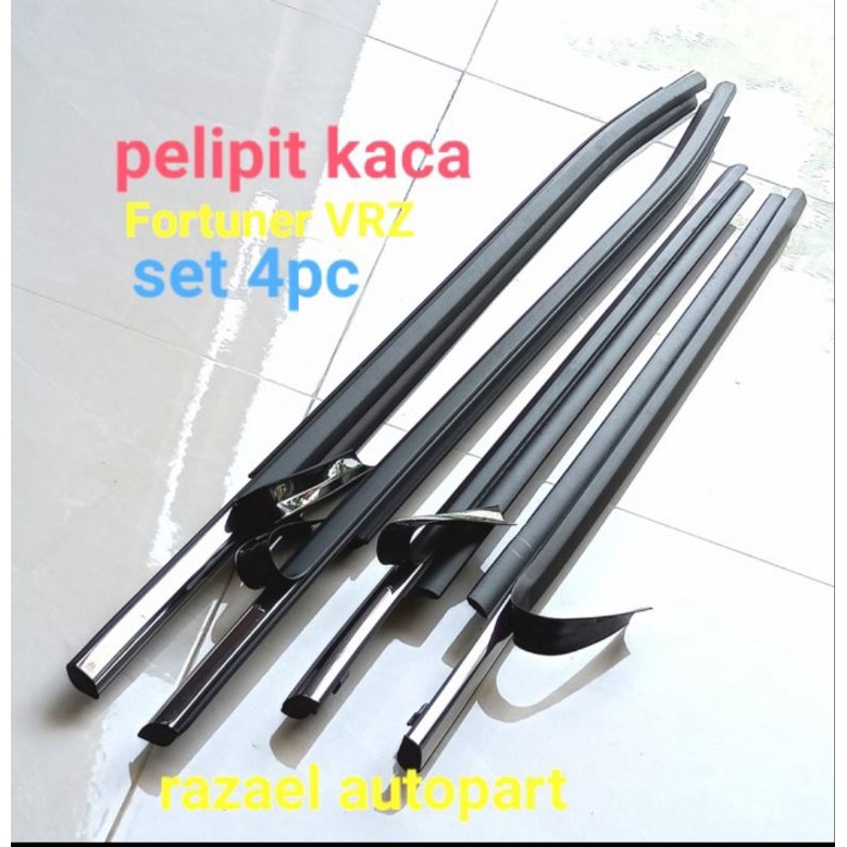 Pelipit kaca luar Fortuner vrz original chrome