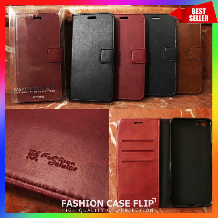 ACC HP SAMSUNG A7 2018 FLIP CASE BLUEMOON STANDING COVER