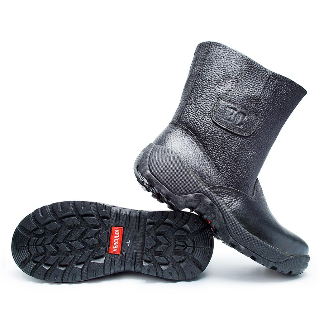Sale Sepatu Safety Shoes Kulit Hercules Zeus Black