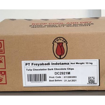 Tulip Choco Chips Repack 250 Gram Kerucut Lancip Compound