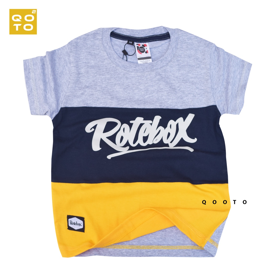 Rotebox Baju Kaos Distro Anak Laki Laki Umur 1-12 Tahun Bahan Cotton