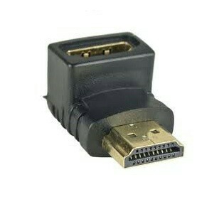 GENDER HDMI MALE TO FEMALE L Siku L connector konektor L Shape