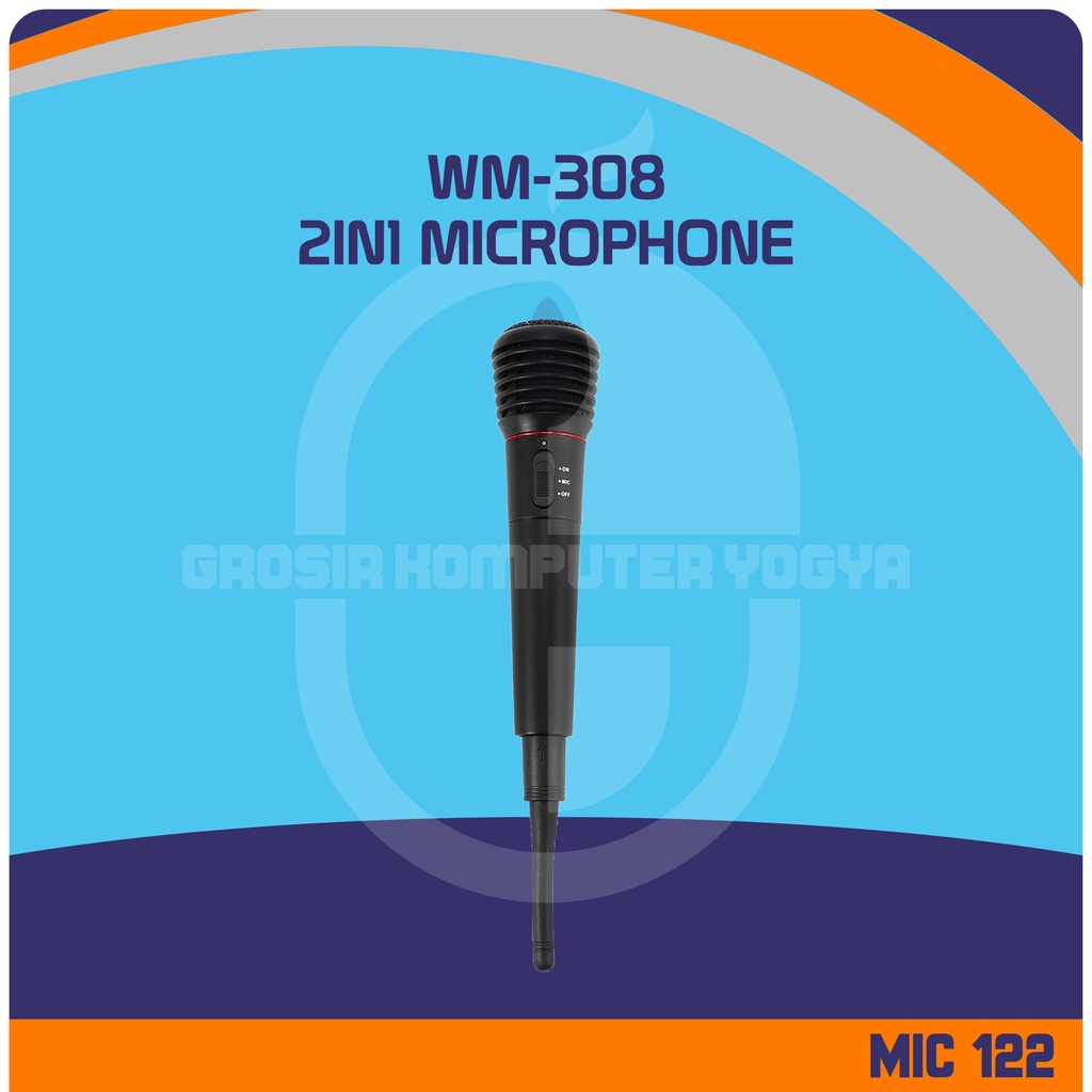 WM-308 2in1 Professional Wireless / Wired Microphone Mikrofon