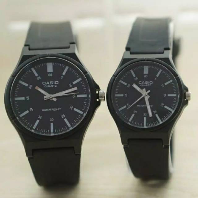 JAM TANGAN COUPLE CASIO ANALOG RUBBER