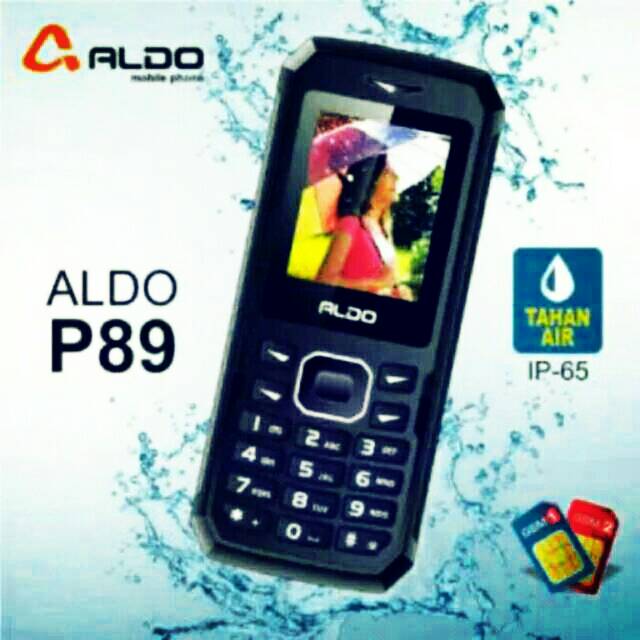 Aldo P89 tahan air / p-89 / P 89 / IP-65 new garansi resmi