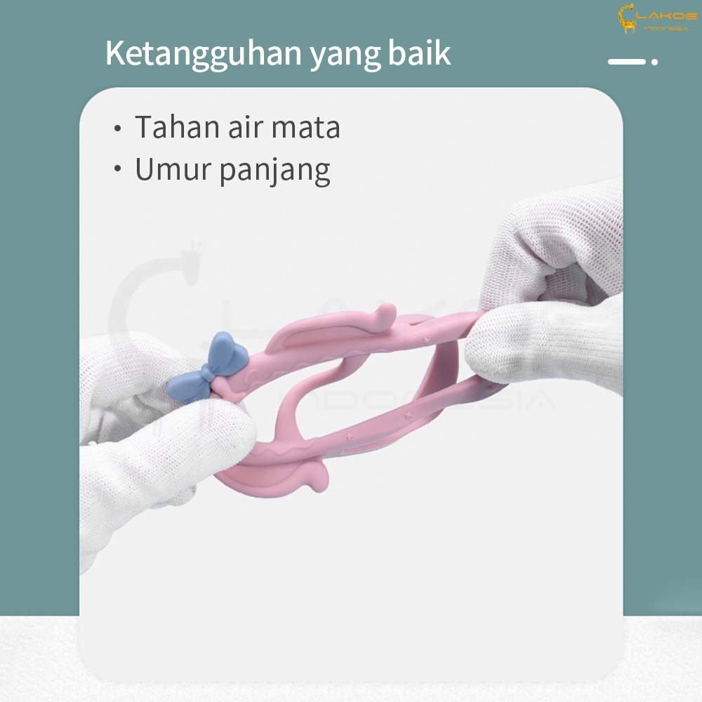 LAKOE Teether bayi / teether gelang bayi Bahan silikon BPA FREE