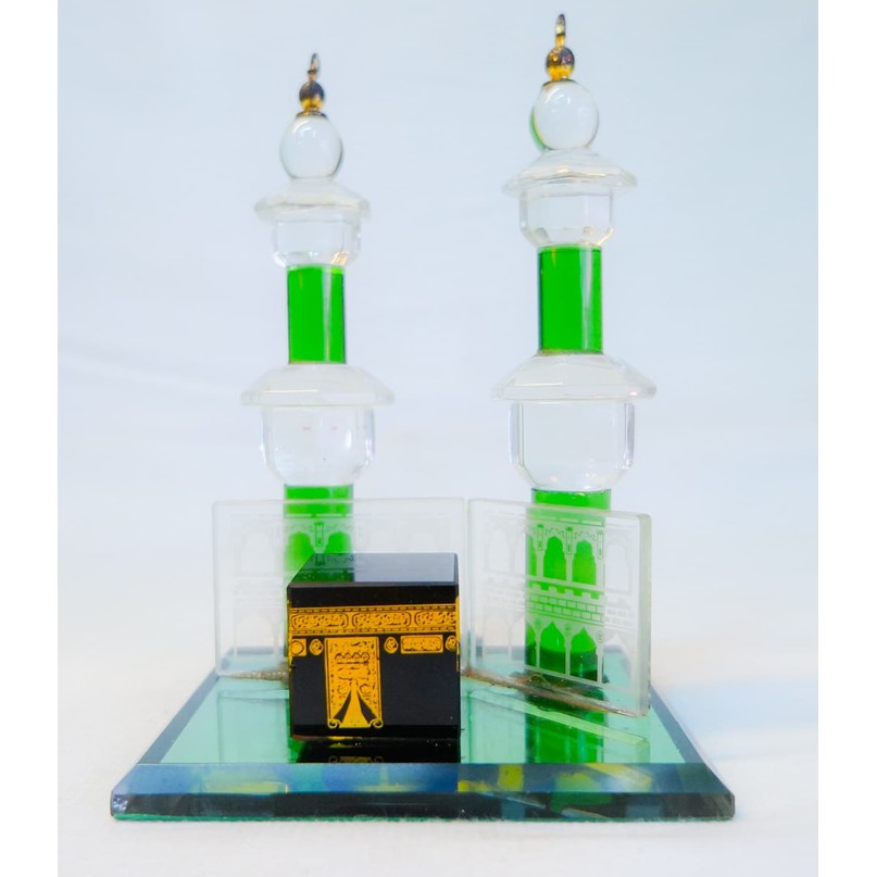 Miniatur Kristal Kabah 2 Pilar GRADASI WARNA