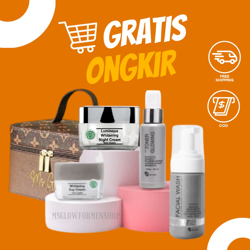MSGLOWBEAUTY / MS GLOW LUMINOUS SERIES / MS GLOW PAKET LUMINOUS / PAKET AMPUH UNTUK MENGHILANGKAN FL