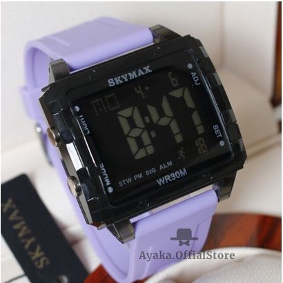 Jam tangan original skymax 2119G kotak Digital UNISEX tahan air Bisa Berenang BERGARNSI