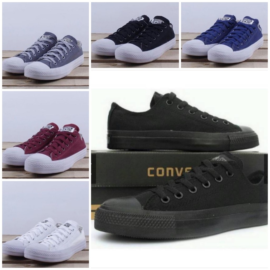 SEPATU CASUAL / SEKOLAH / CONVERSE ALL STAR CHUCK TAYLOR LOW CLASSIC GRADE ORI 37 38 39 40 41 42 43