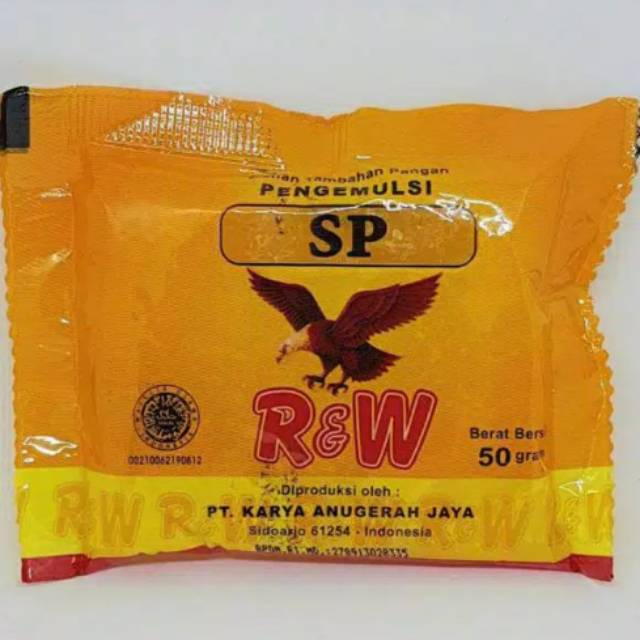 

EMULSIFIER Pengemulsi Kue SP Rajawali 50 Gram