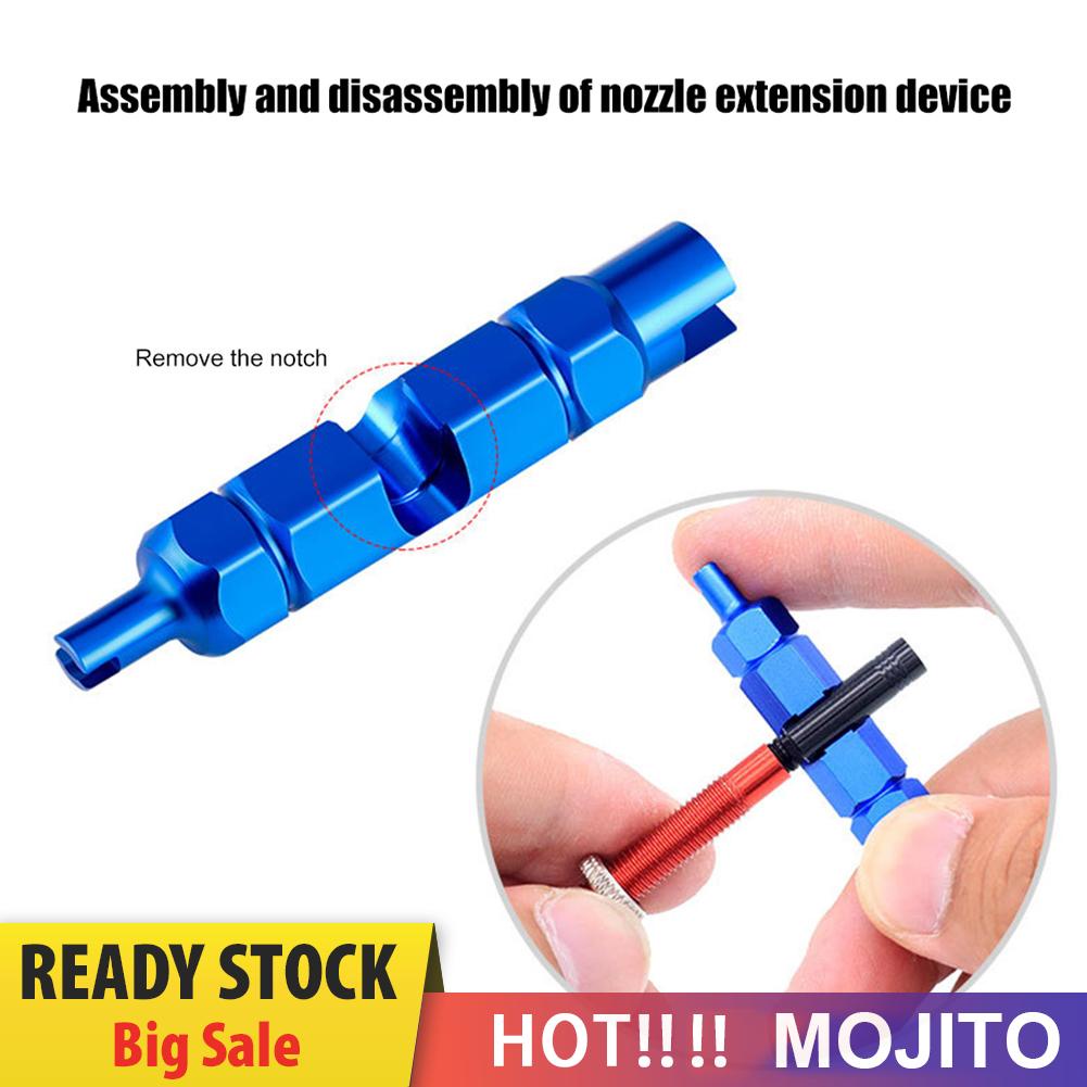 10pcs Inti Katup Ban Sepeda Mtb Bahan Aluminum + Alat Pelepas