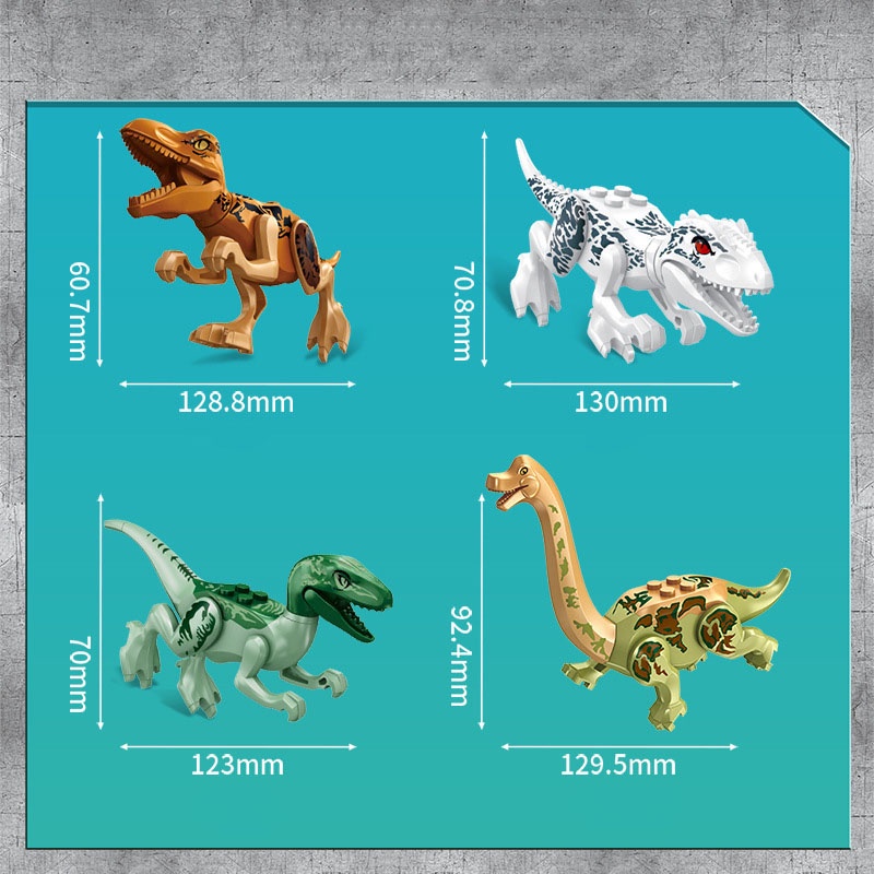 Dinosaurus Quest Seri Little Dinosaur Runaway Boy Intelektual Majelis Blok Bangunan Mainan DIY FC3700