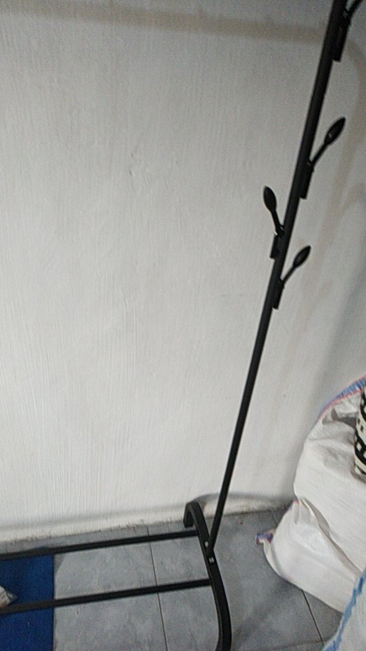 Rak Gantungan Baju Besi Cantolan Stand Hanger Single Jemuran Portable Serbaguna