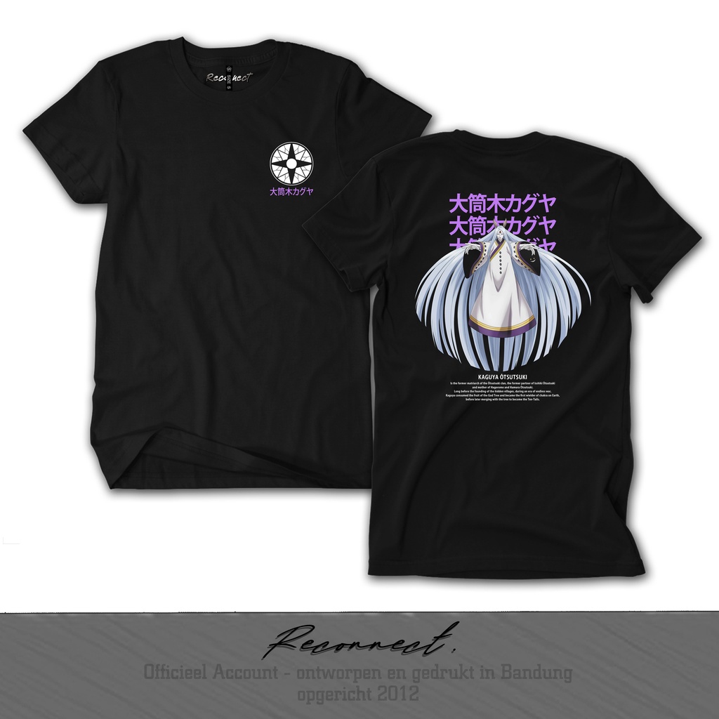 Reconnect Kaos Unisex Anak / Dewasa Anime Naruto Kaguya - Gratis Tambah Nama