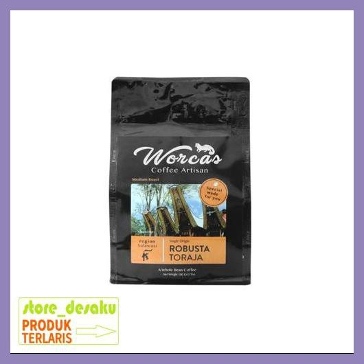 

57Ryr68- Worcas Kopi Robusta Toraja 100Gr - Medium Roast - Kopi Biji 4E57Edu-