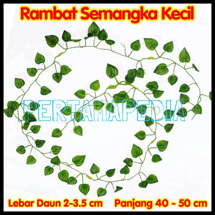Daun Rambat Plastik/Daun Rambat Artificial/Daun Rambat Hiasan/Aquaria