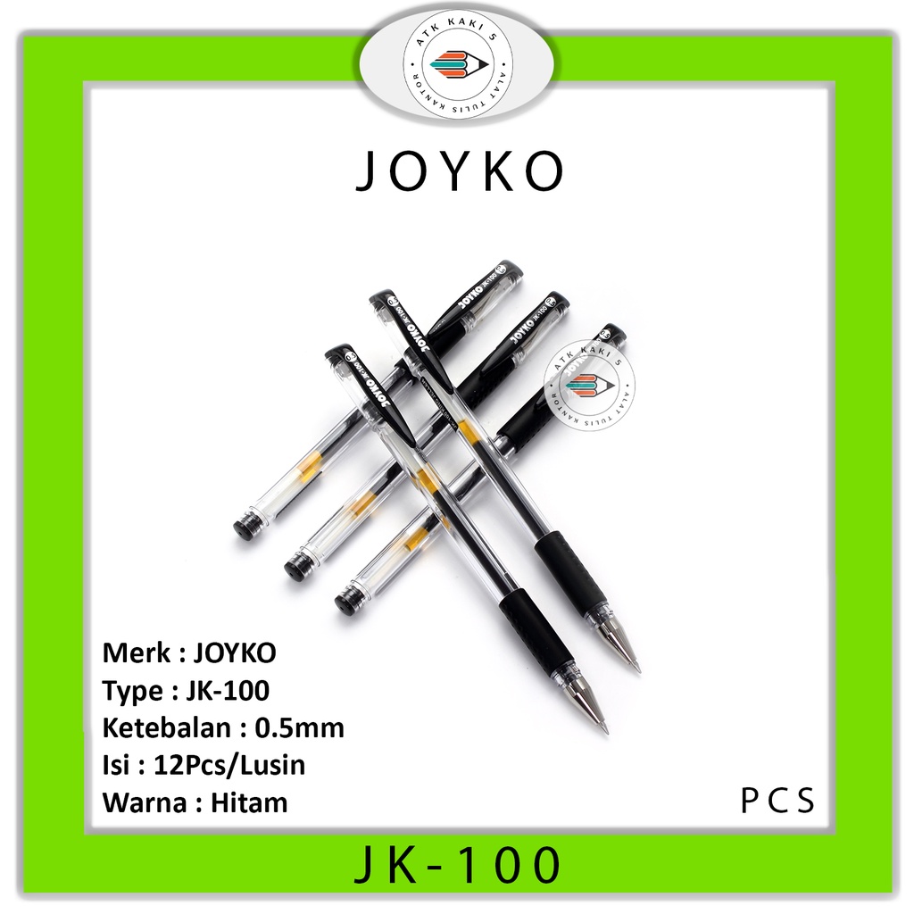 

JOYKO - Ballpoint Hitam JK-100 - PCS