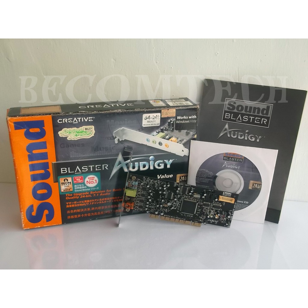 Soundcard PCI Creative Sound Blaster Audigy Value SB0570