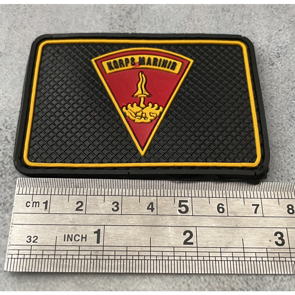 Patch Marinir (Sgtg) - Patch Velcro Marinir - Prepetan Marinir - Velcro Karet