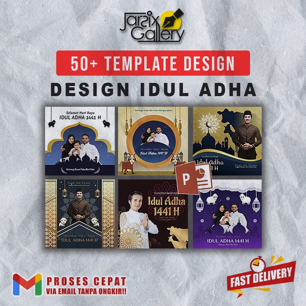 50+ Template Design Powerpoint PPT - Idul Adha + Bonus