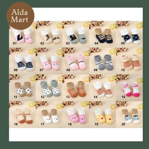 Kaos Kaki Anak Bayi Lucu Bahan Katun Prewalker Baby Socks