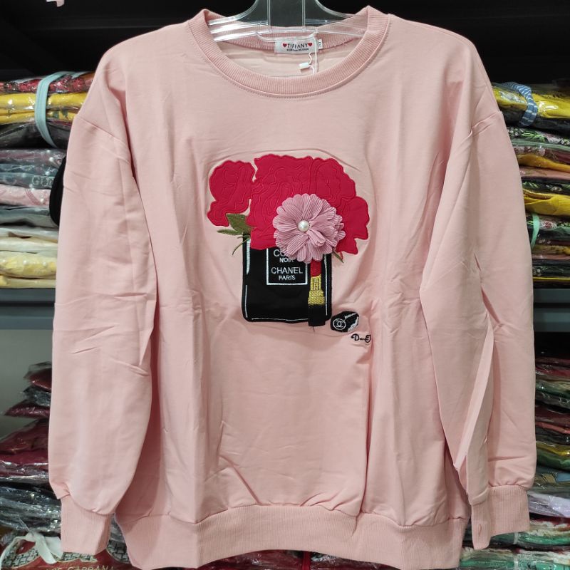 Tiffany Kaos Wanita Lengan Panjang 3XL Import Jumbo Bigsize TF3-36