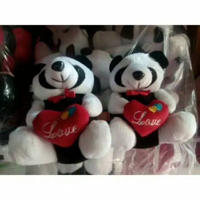 Boneka Panda Love Lucu Imut