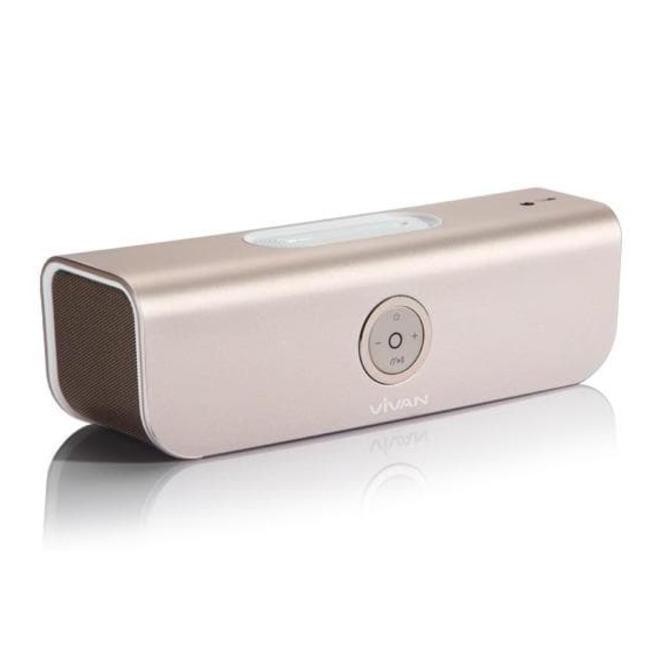 Harga Grosir .: Vivan VSB900 Bluetooth V4.0 20W Output Bass Bluetooth Speaker Golden ,,