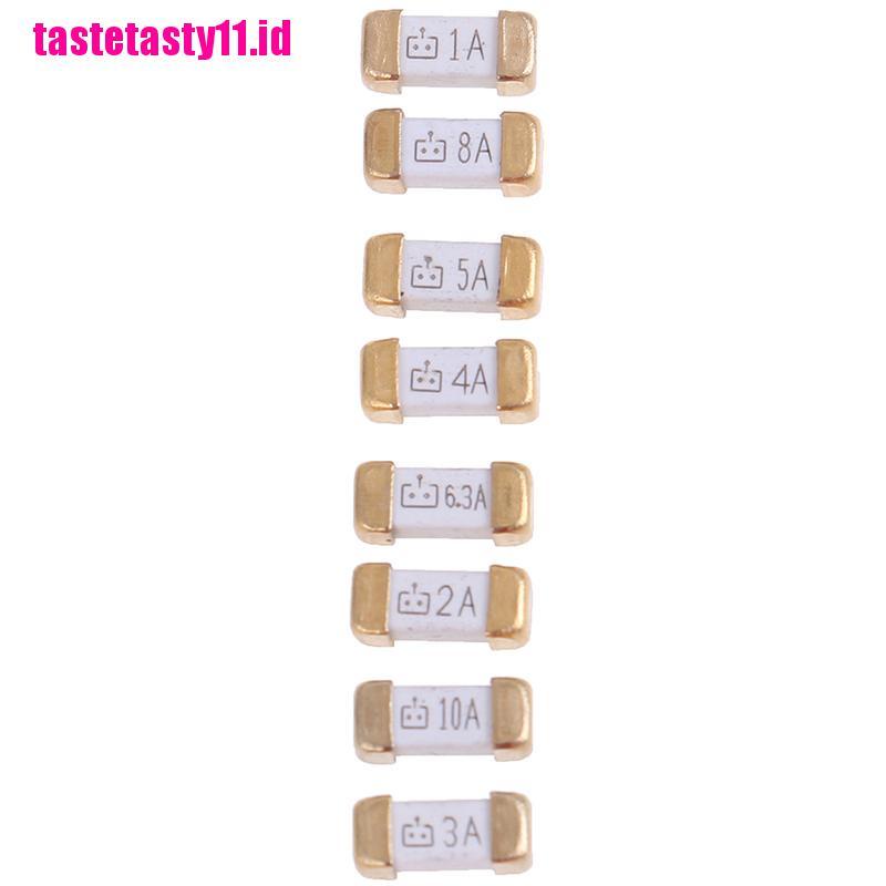 【TTID】10PCS Gold foot 1808 125v 0451 SMD fast blow ultra-rapid fuses 1a to 10A